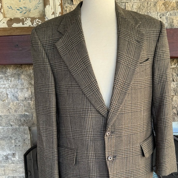Mens Alpaca Blazer Sportscoat Nordstrom Mackey Spatz 40 Made in Italy - Picture 3 of 16